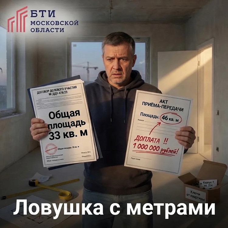 Ловушка с метрами: как не потерять деньги при приёмке новостройки